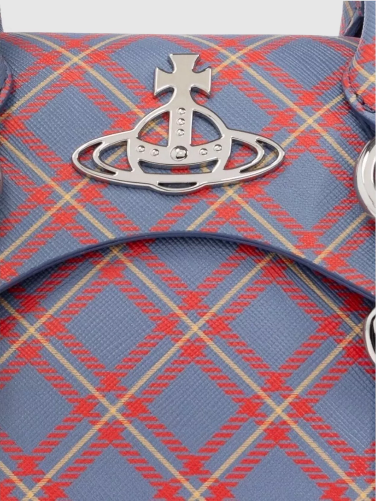 Vivienne Westwood Plaid Chain Strap Shoulder Bag