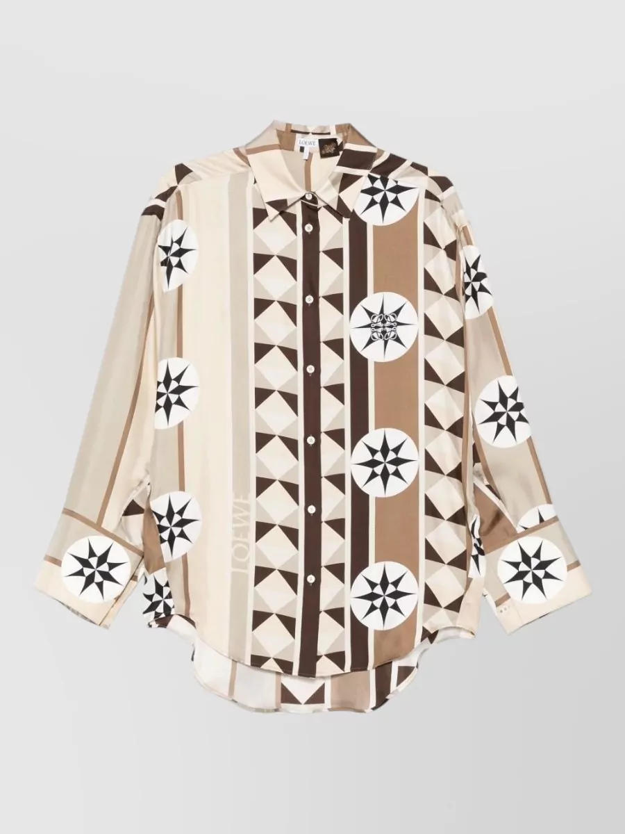 Loewe Paula's Ibiza Printed Silk Shirt