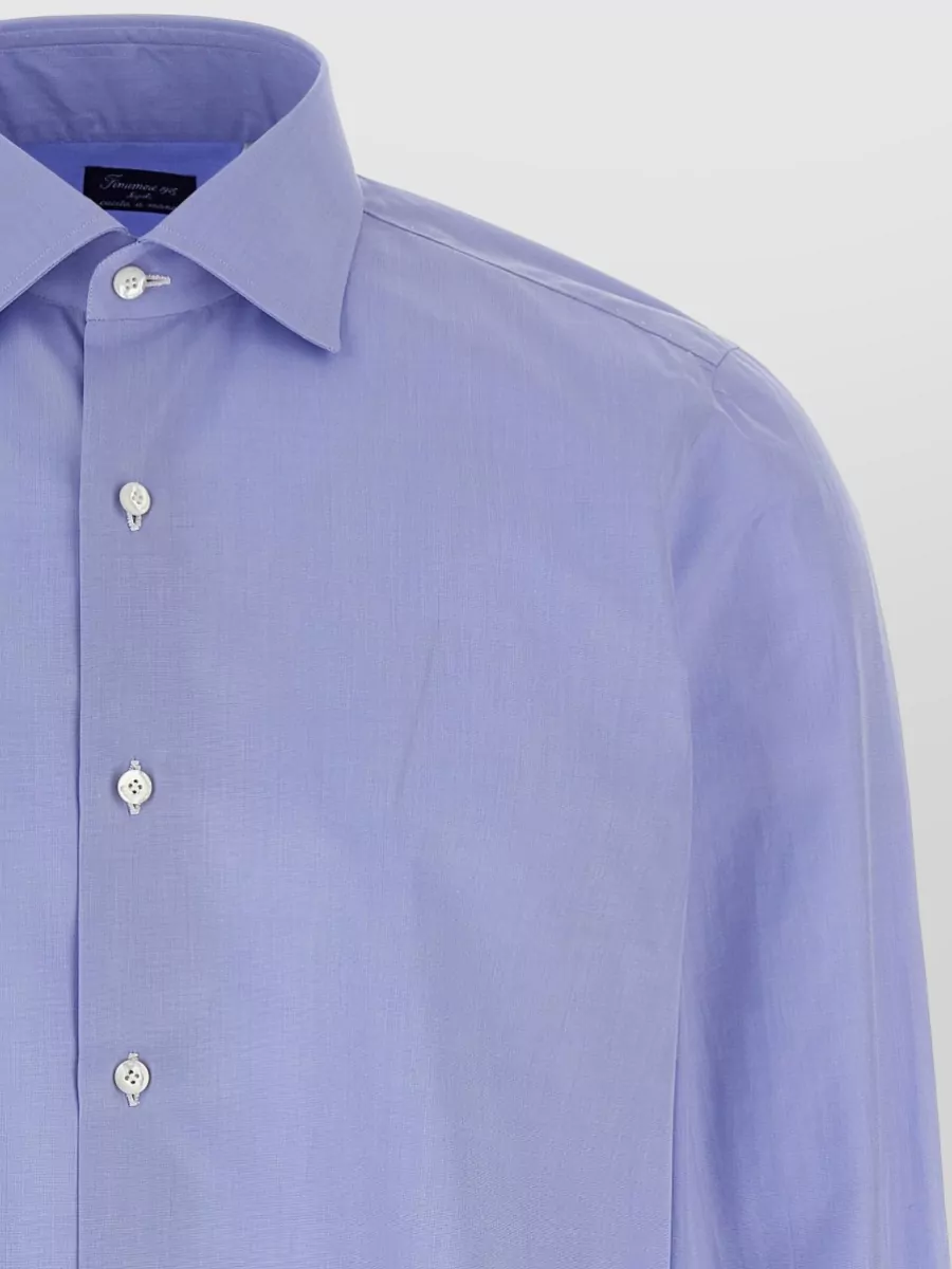 Finamore Cotton Long-Sleeve Shirt