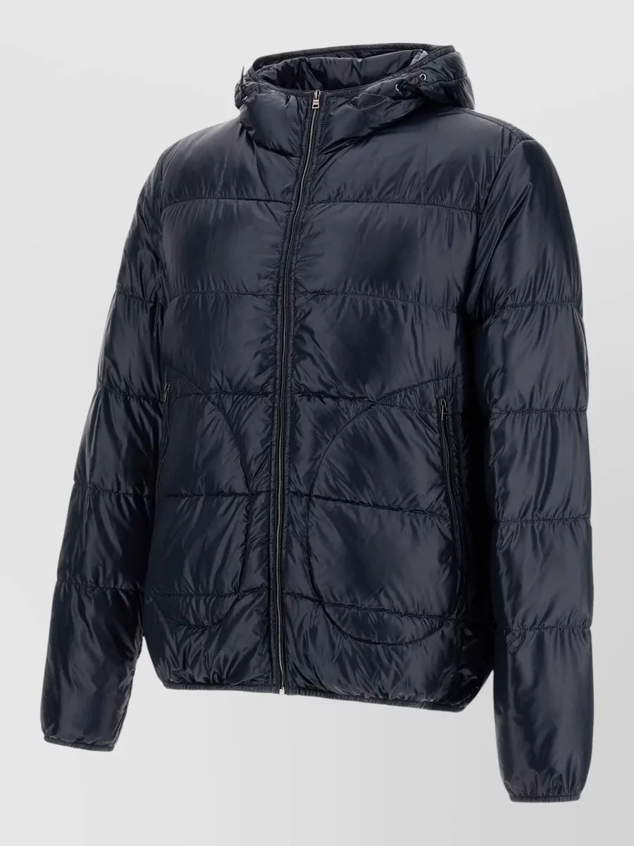 Herno Hooded Quilted Coat Long Sleeves