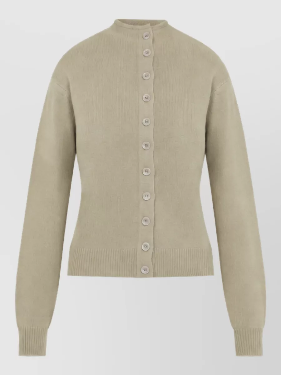 Lemaire cashmere fine-knit reversible cardigan