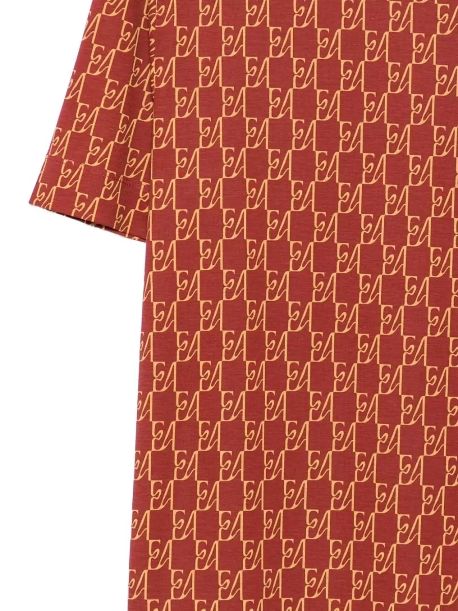 Emporio Armani Printed Logo-Print Jersey T-Shirt