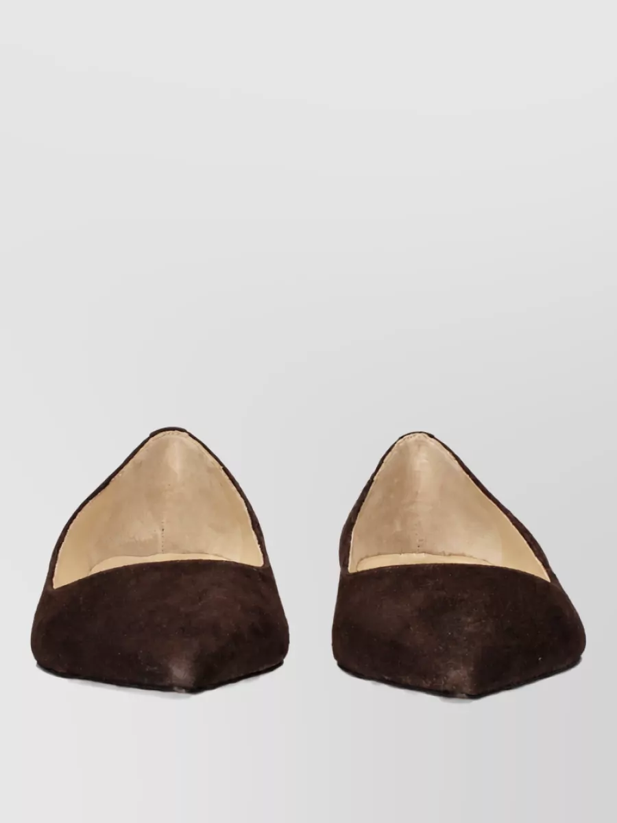 Jimmy Choo suede ballet flats