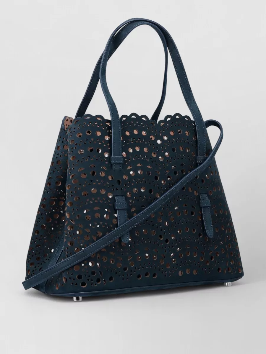 Alaïa Leather Mina 25 Tote Bag
