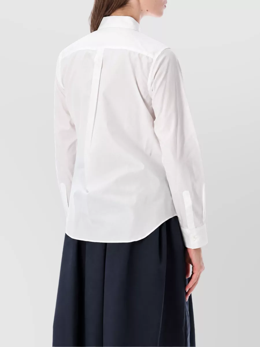 Comme Des Garçons Ruffled Cotton Shirt