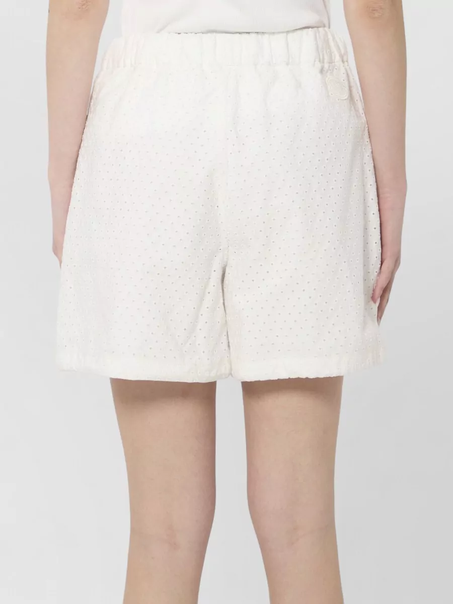 Moncler Cotton Poplin Shorts