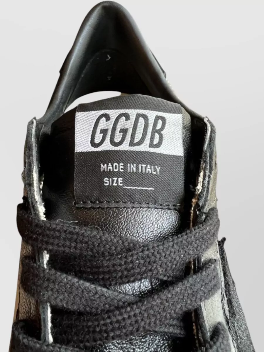 Golden Goose Leather Low-Top Sneakers