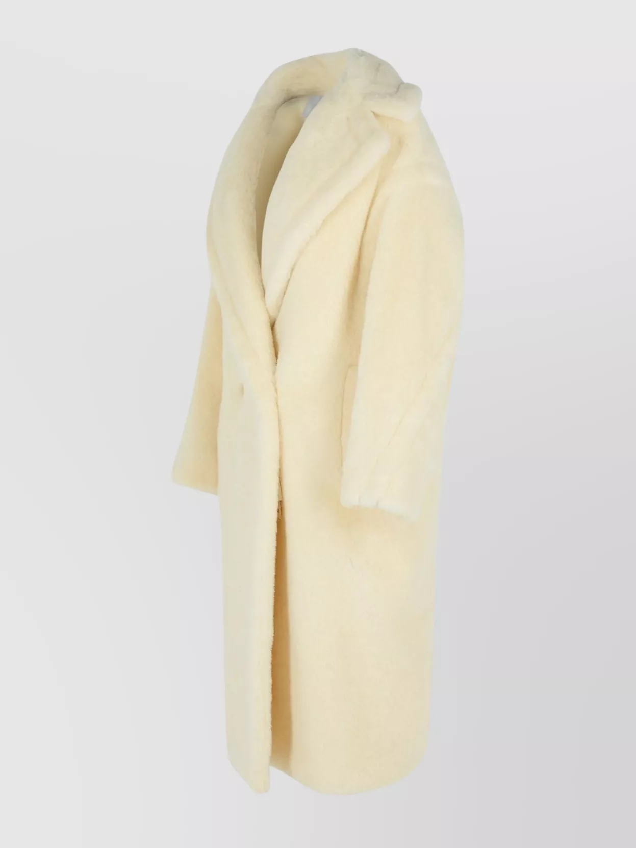Max Mara Alpaca Virgin Wool Knee Length Coat