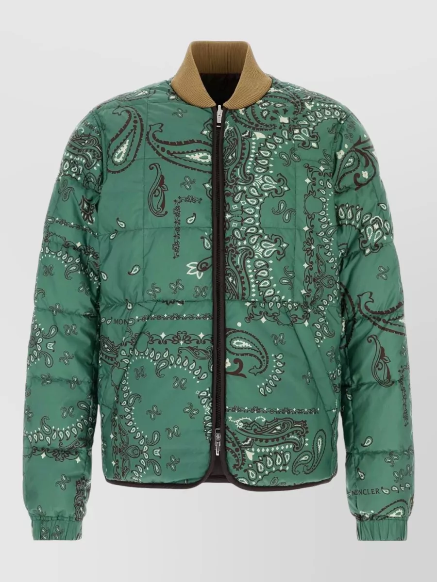Moncler reversible printed down puffer jacket