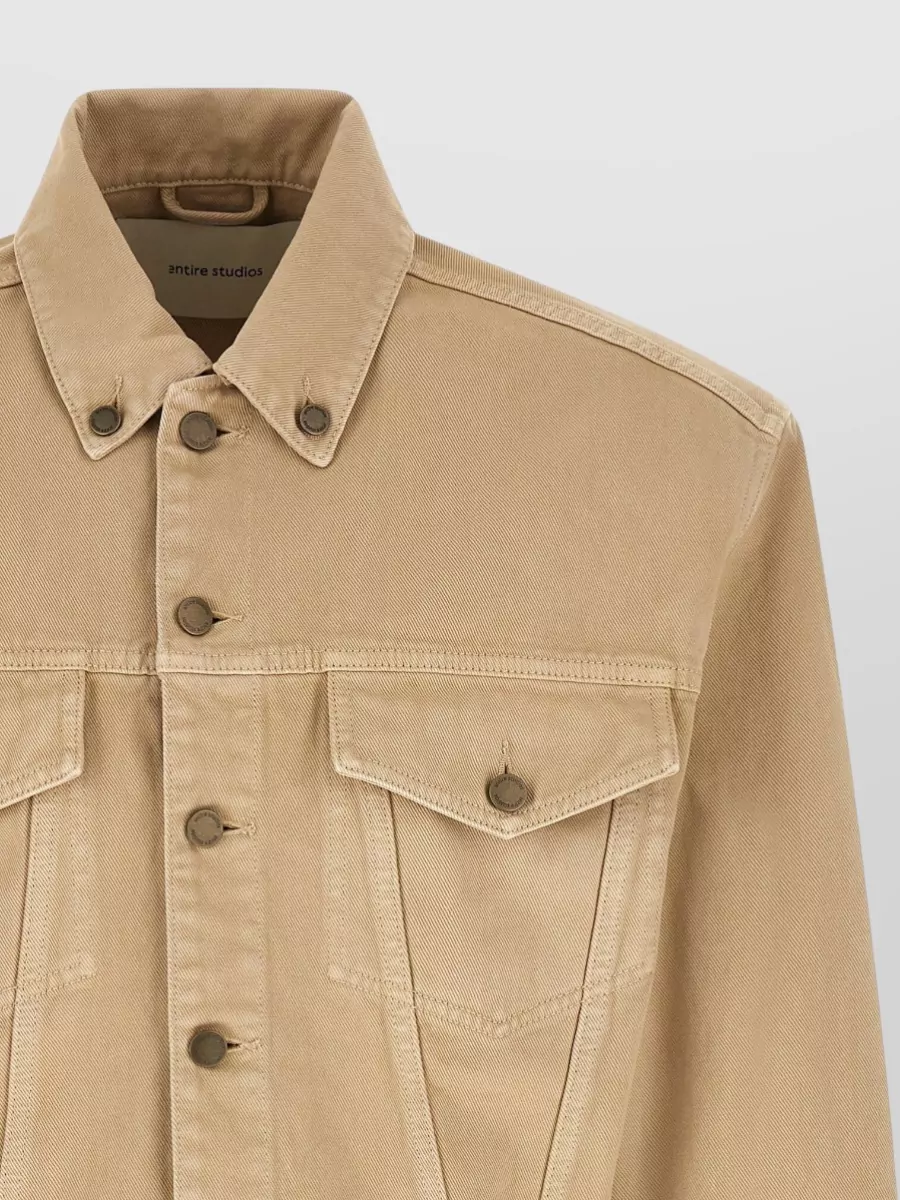Entire Studios Denim Single-Breasted Jacket