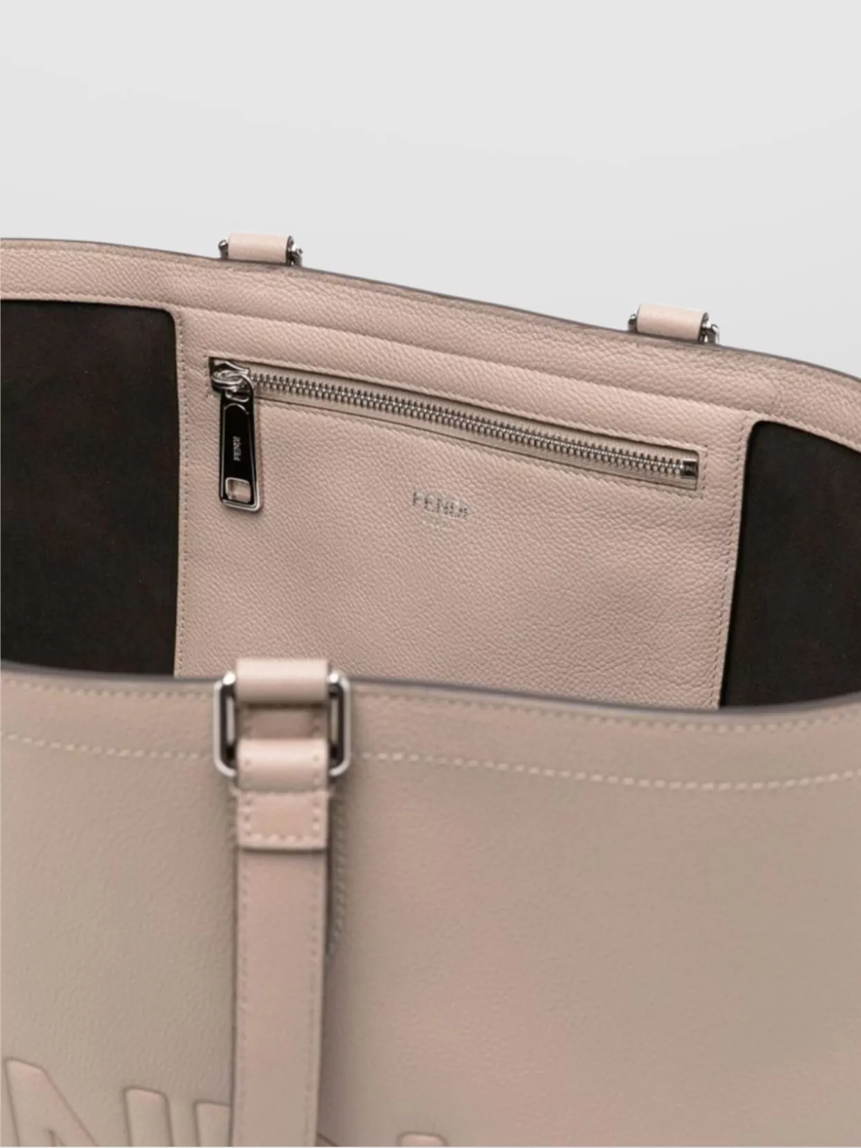 Fendi Rectangular Shape Double Handles Shoulder Bags