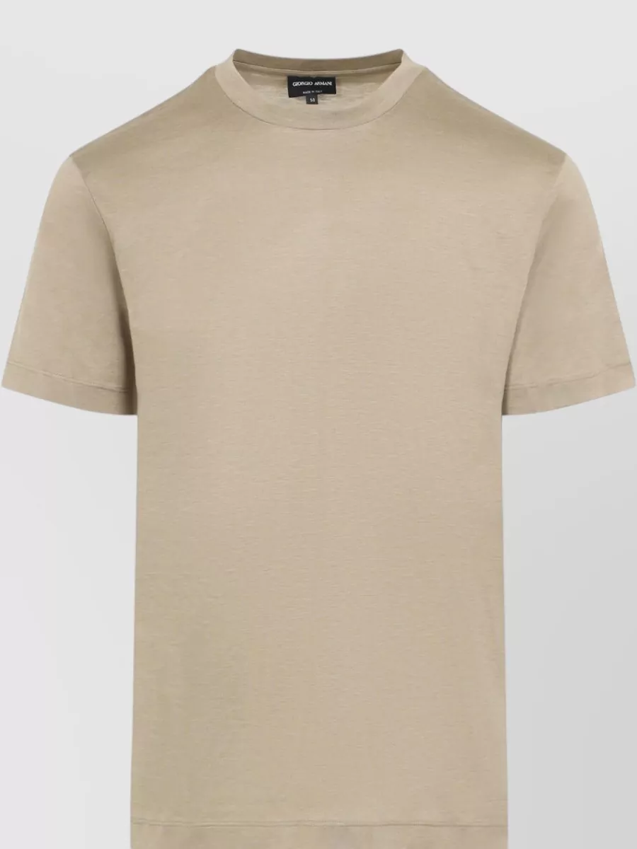 Giorgio Armani Silk Regular-Fit Short-Sleeve T-Shirt