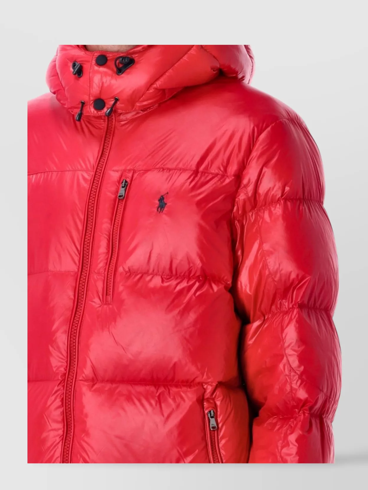 Polo Ralph Lauren Shiny Quilted Hooded Jacket