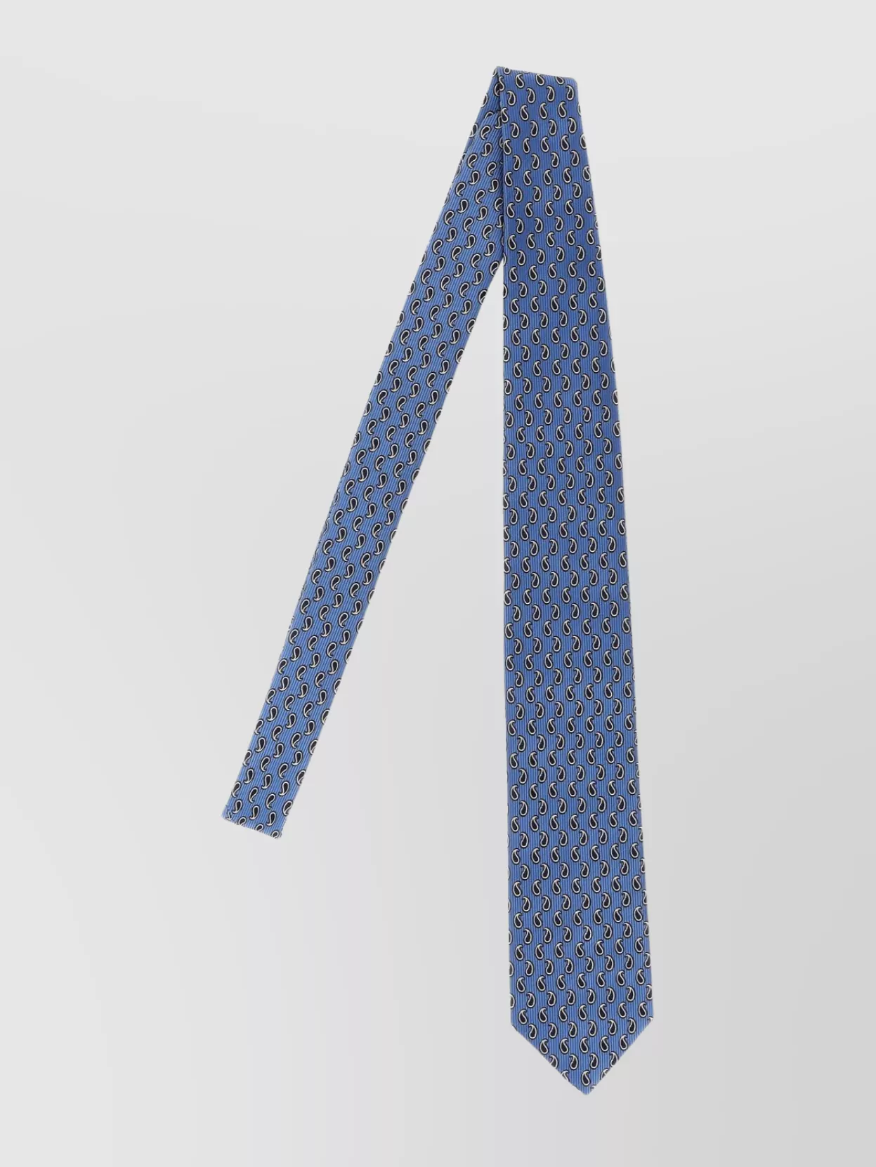 Brioni Jacquard Tie Ties And Papillon Blue In Blue