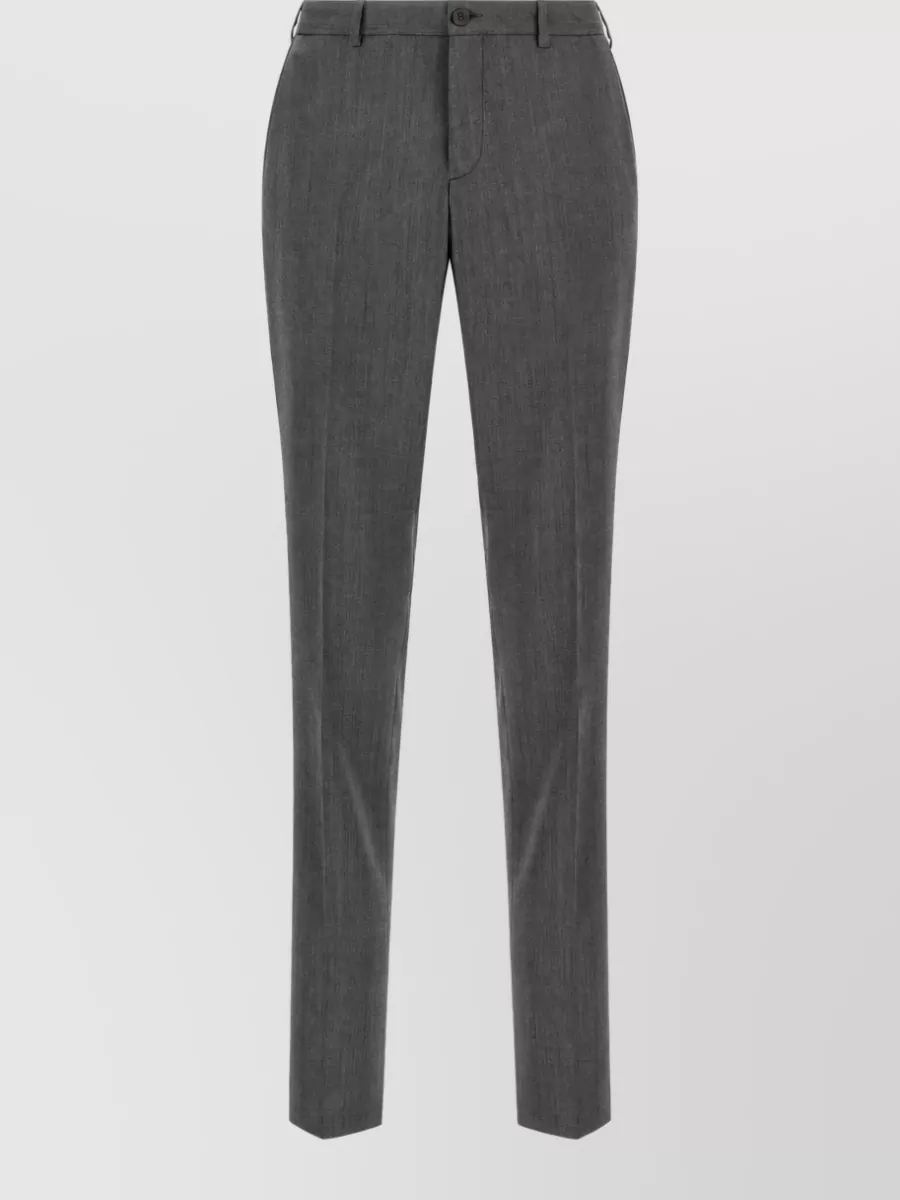 Pal Zileri Wool straight-leg tailored trousers