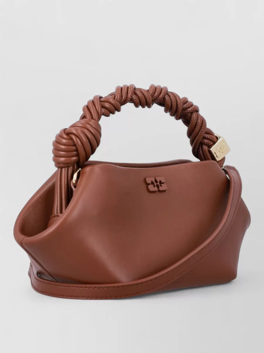 Ganni Bou Mini Leather Shoulder Bag