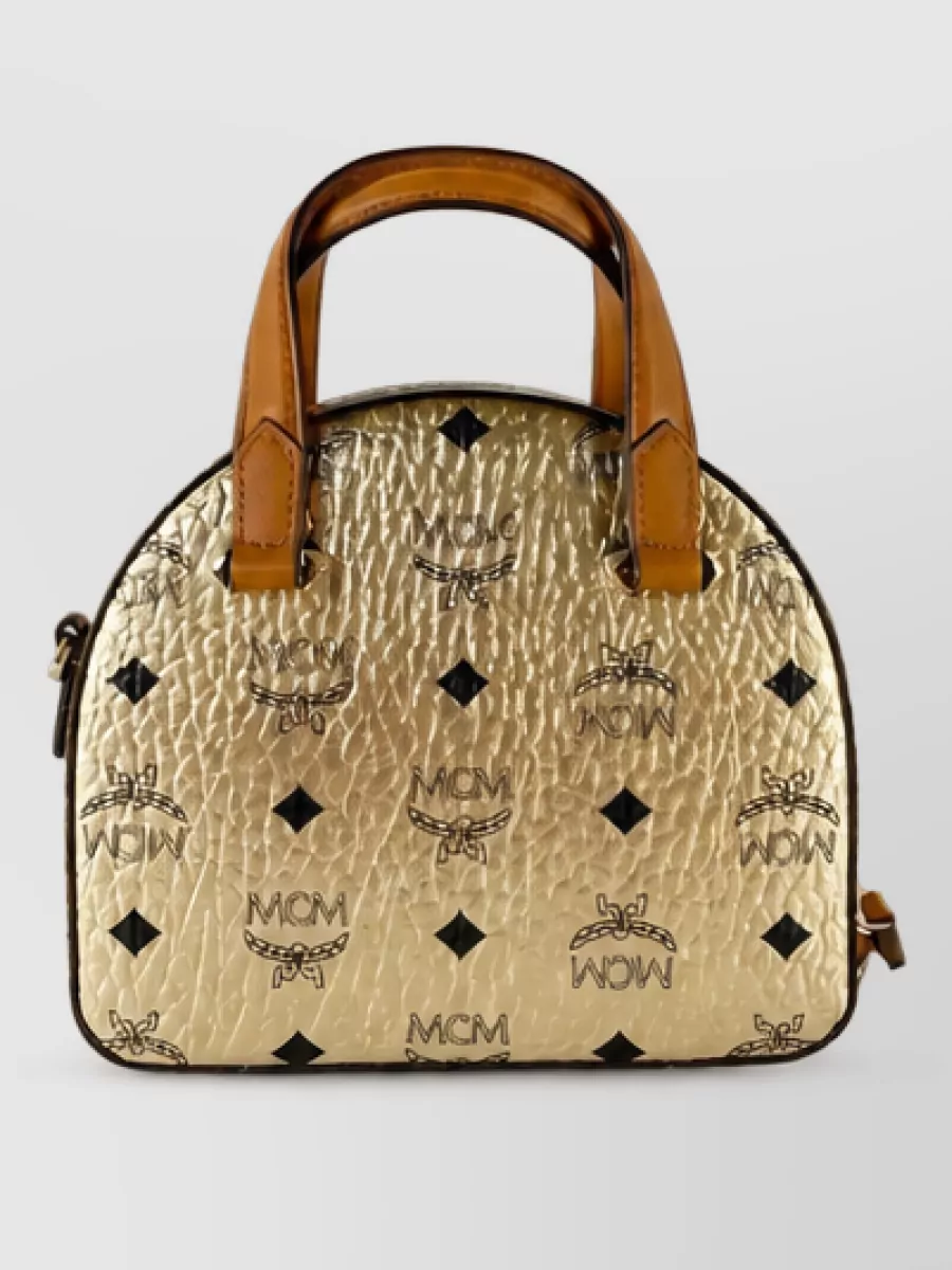 Mcm München Mini Leather Shoulder Bag