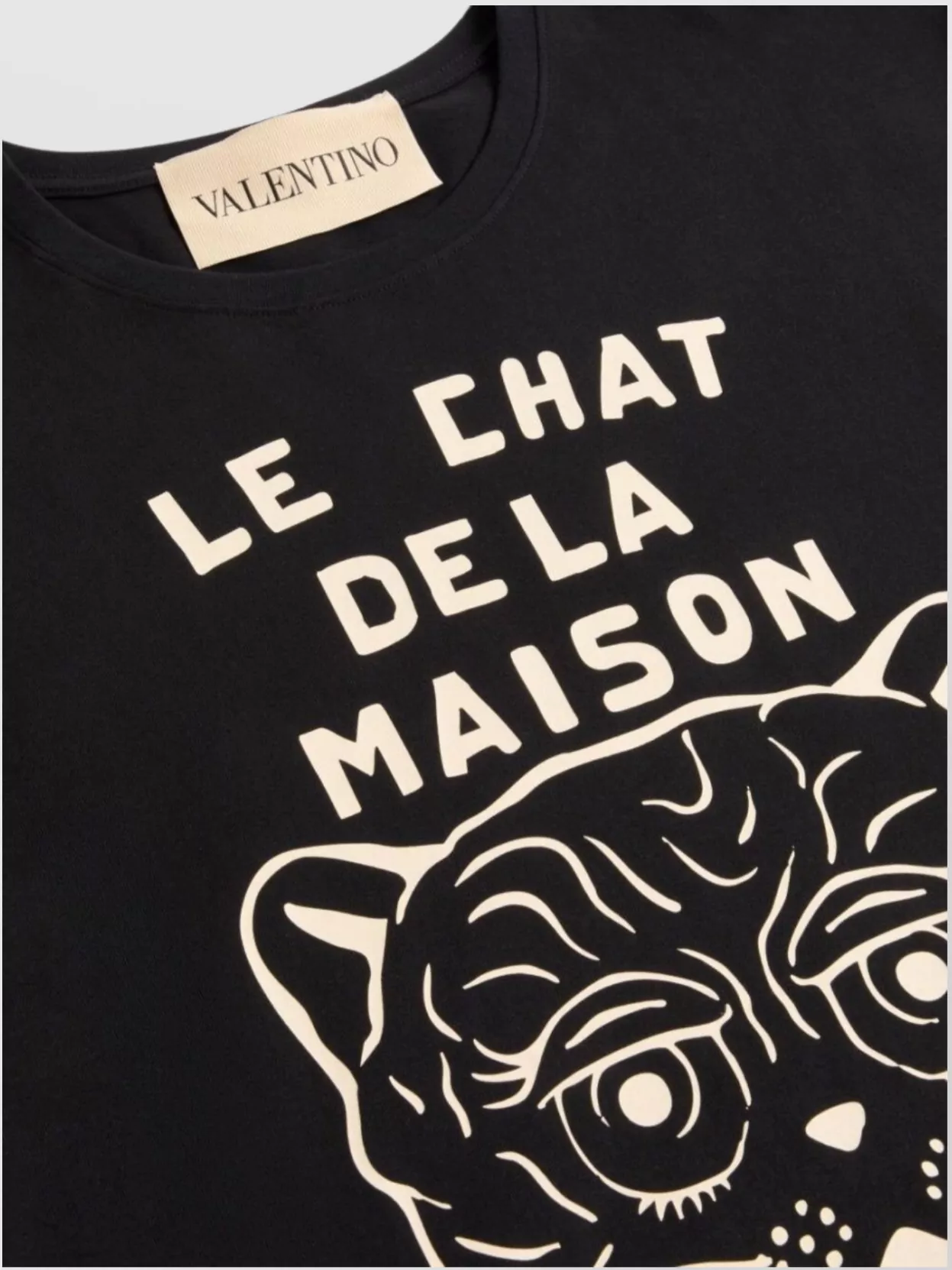 Valentino Garavani Crew Neck Graphic Print Short Sleeves