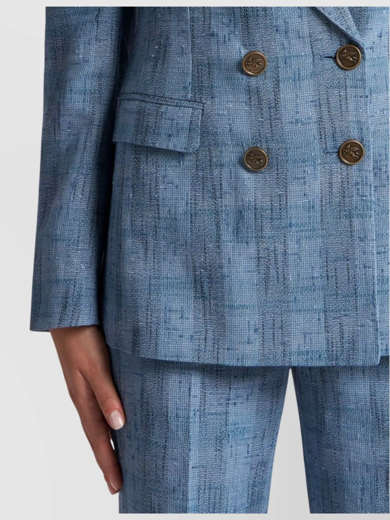 Etro Jacket In Blue