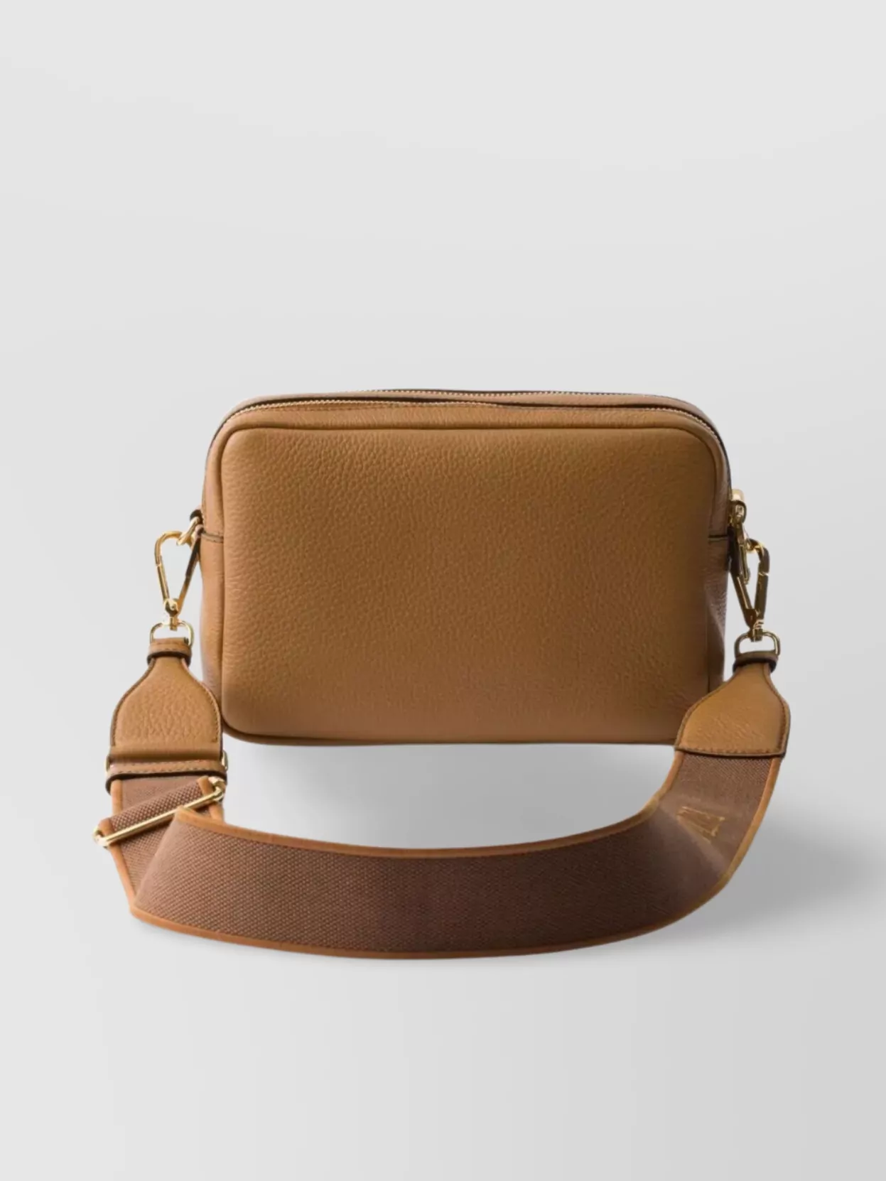 Prada Shoulder Bag With Adjustable Strap And Gold-Tone Hardware