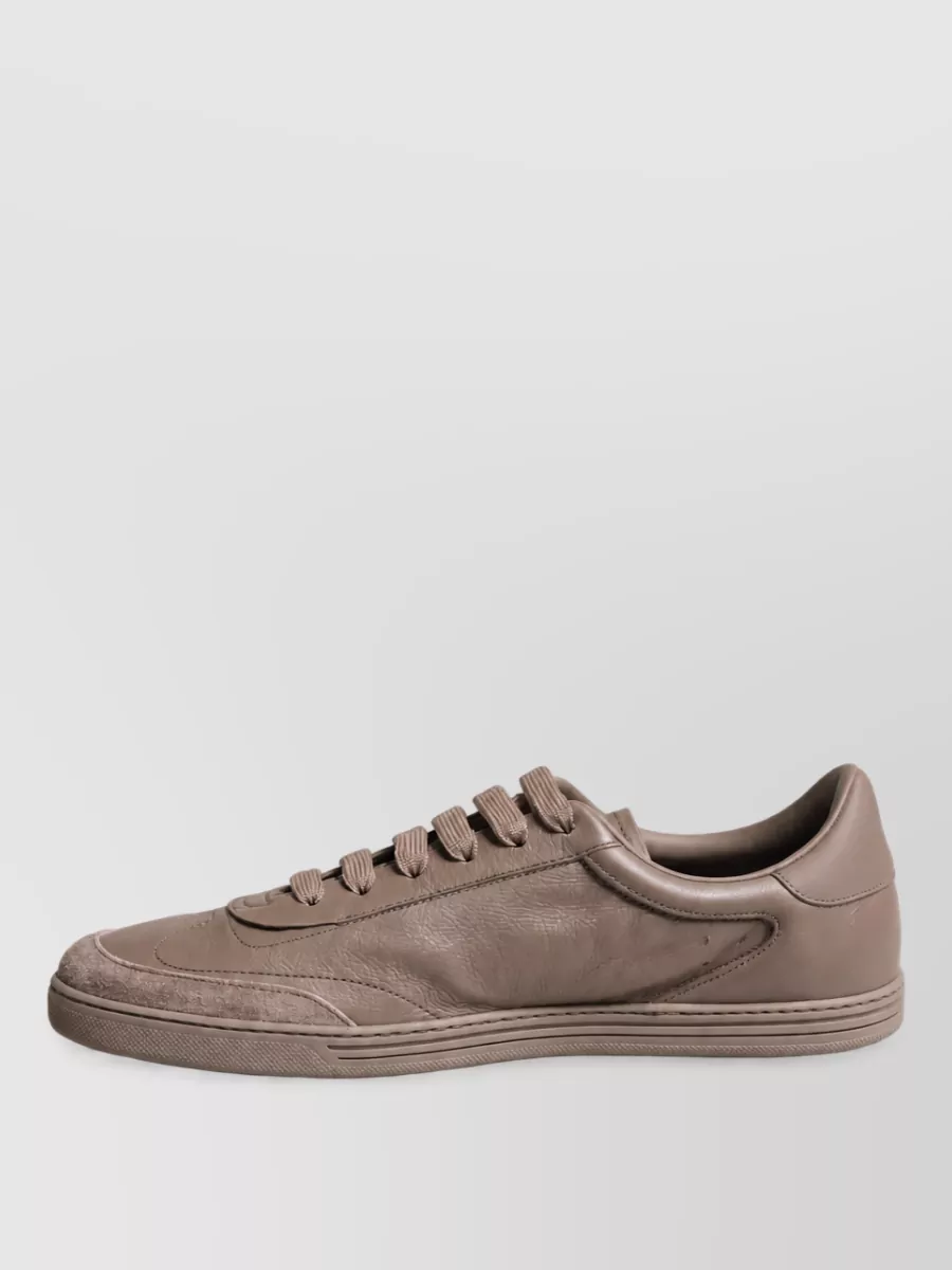 Dolce&Gabbana Calf Leather Low Top Sneakers