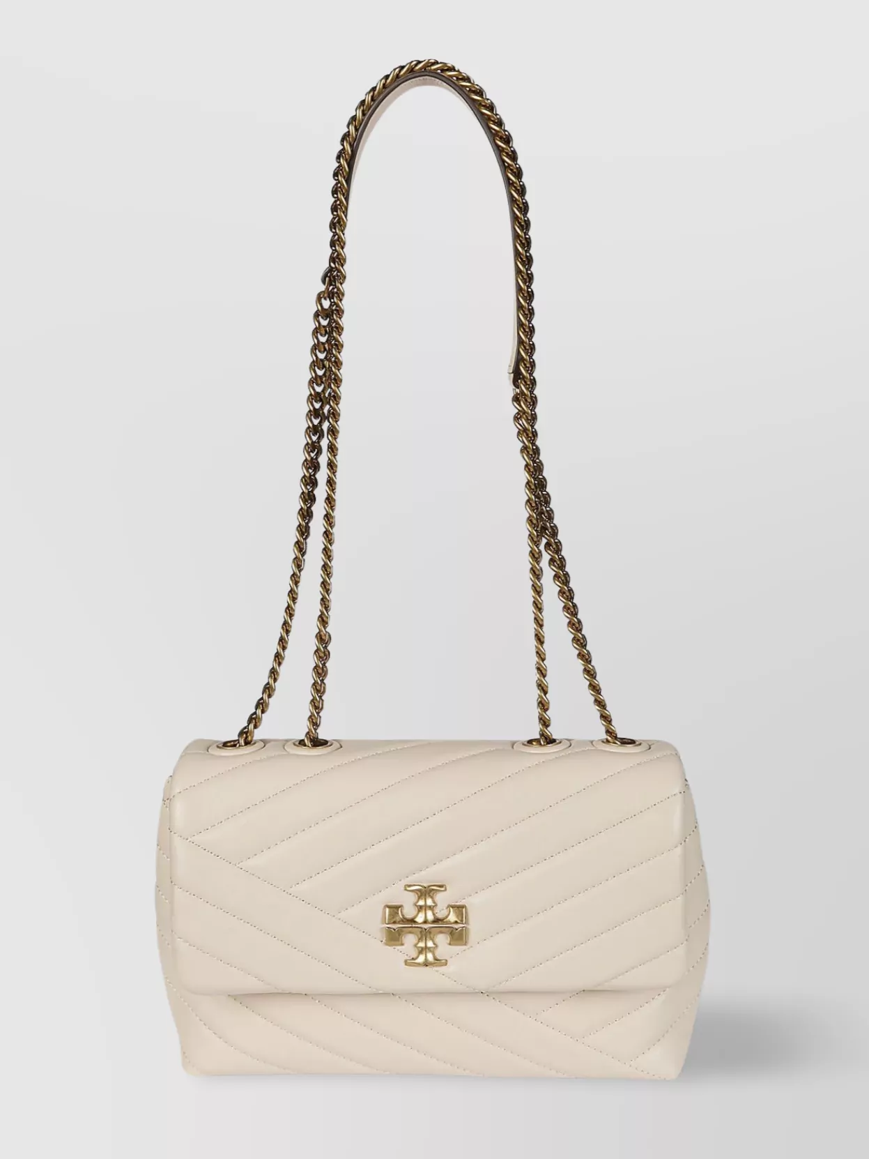 Shop Tory Burch Small Chevron Chain Quilted Shoulder Bag