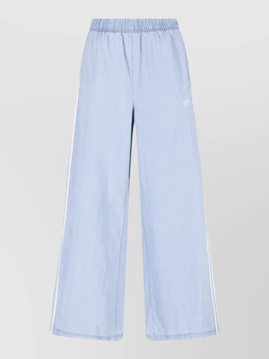 Adidas Cotton straight-leg wide-leg trousers