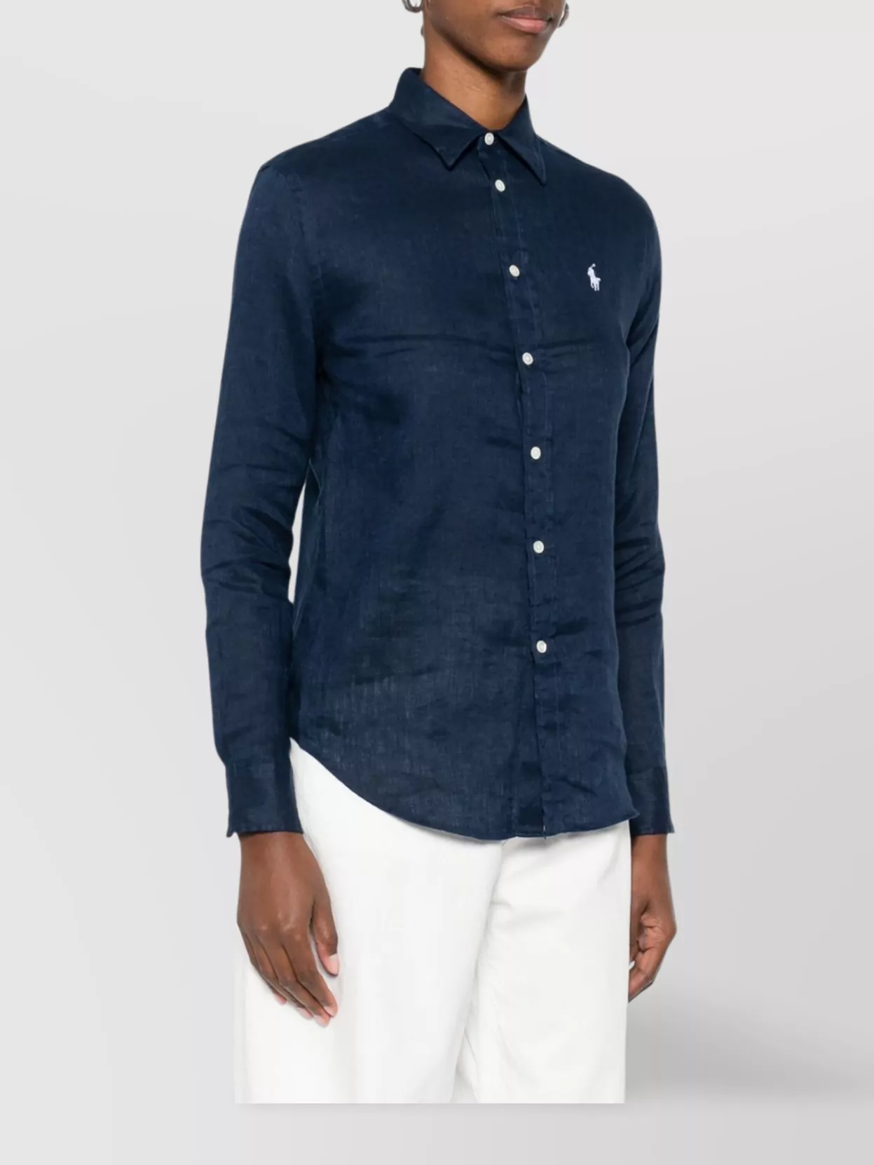 Polo Ralph Lauren Linen Shirt Box Pleats