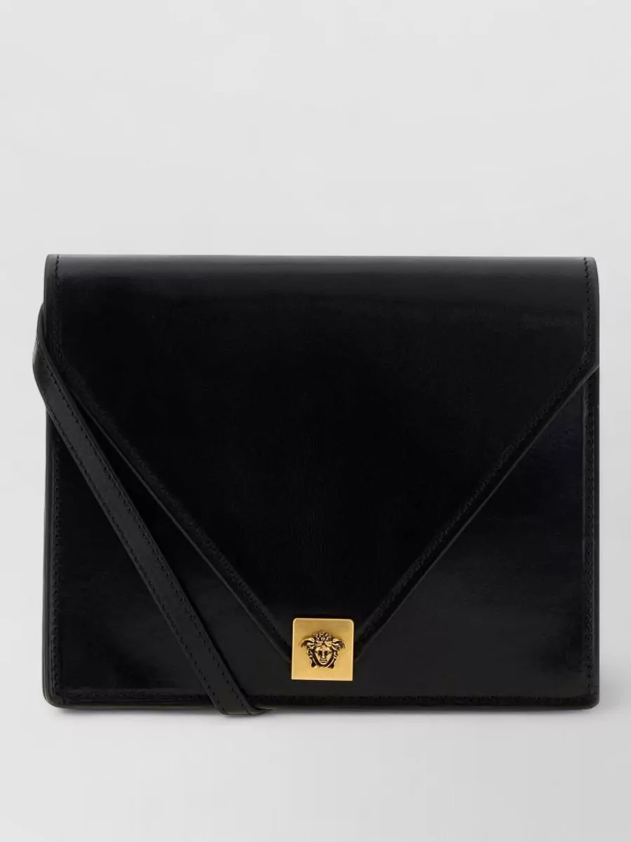 Versace greca goddess mini leather clutch bag