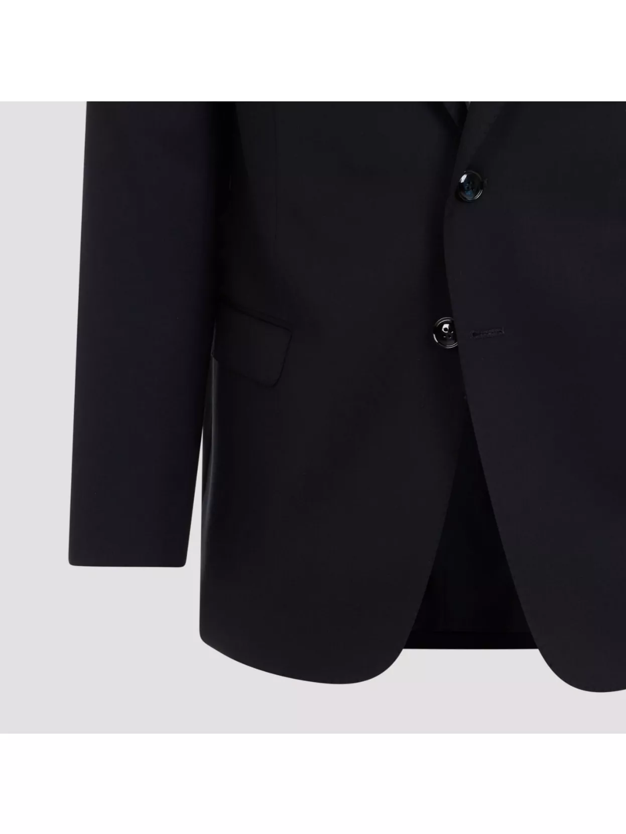 Giorgio Armani Wool Suit Notch Lapel