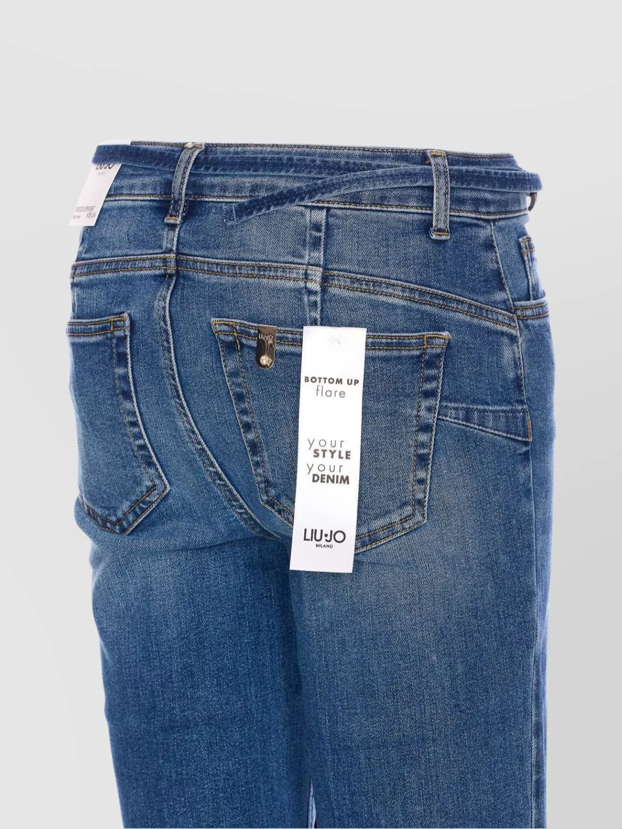 Liu •jo Liu Jo Belted Bootcut Jeans