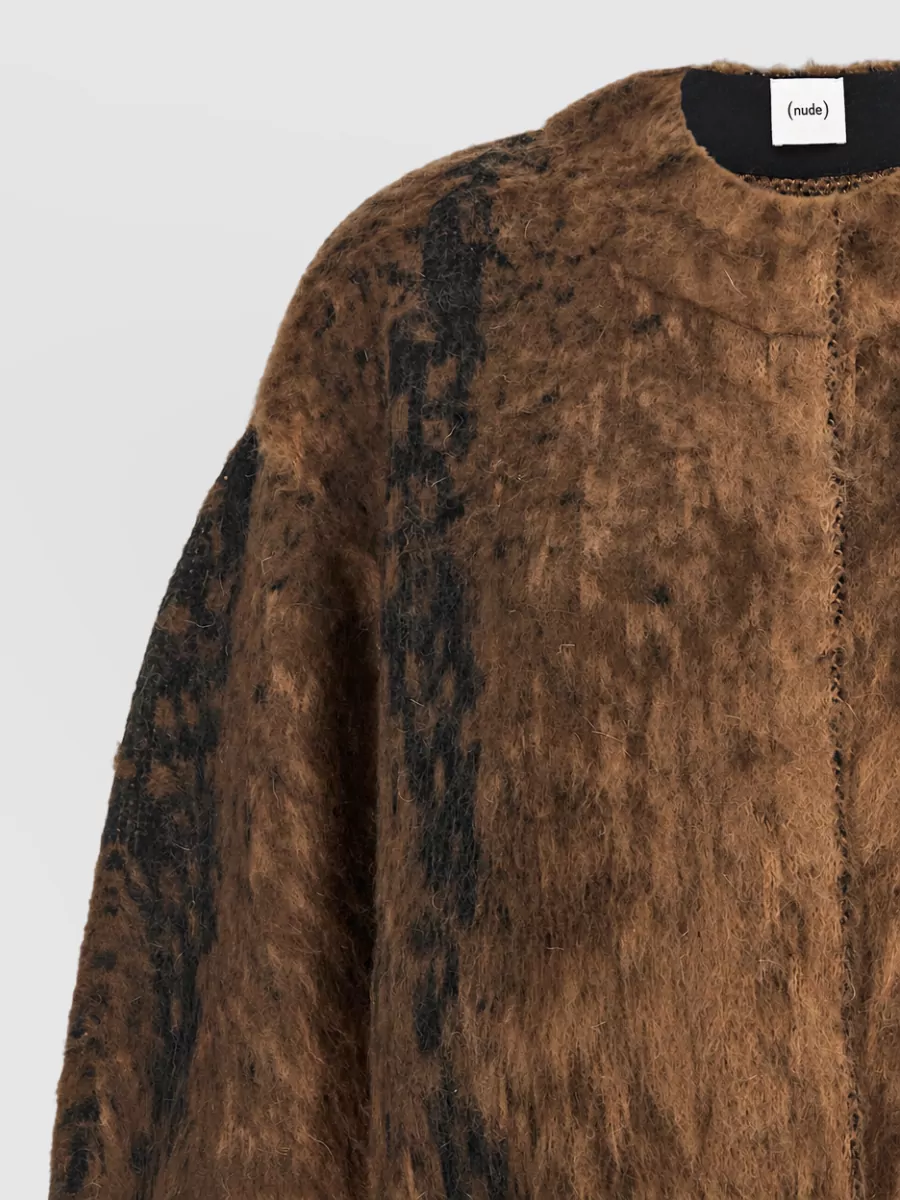 Nude Brushed Animalier Knit Jacket