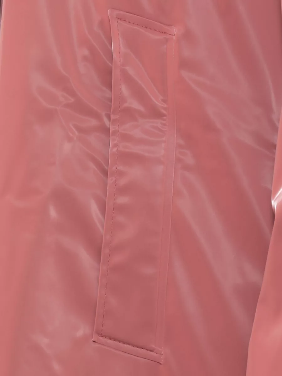 Rains Womens Hooded Raincoat Long Sleeves Pockets