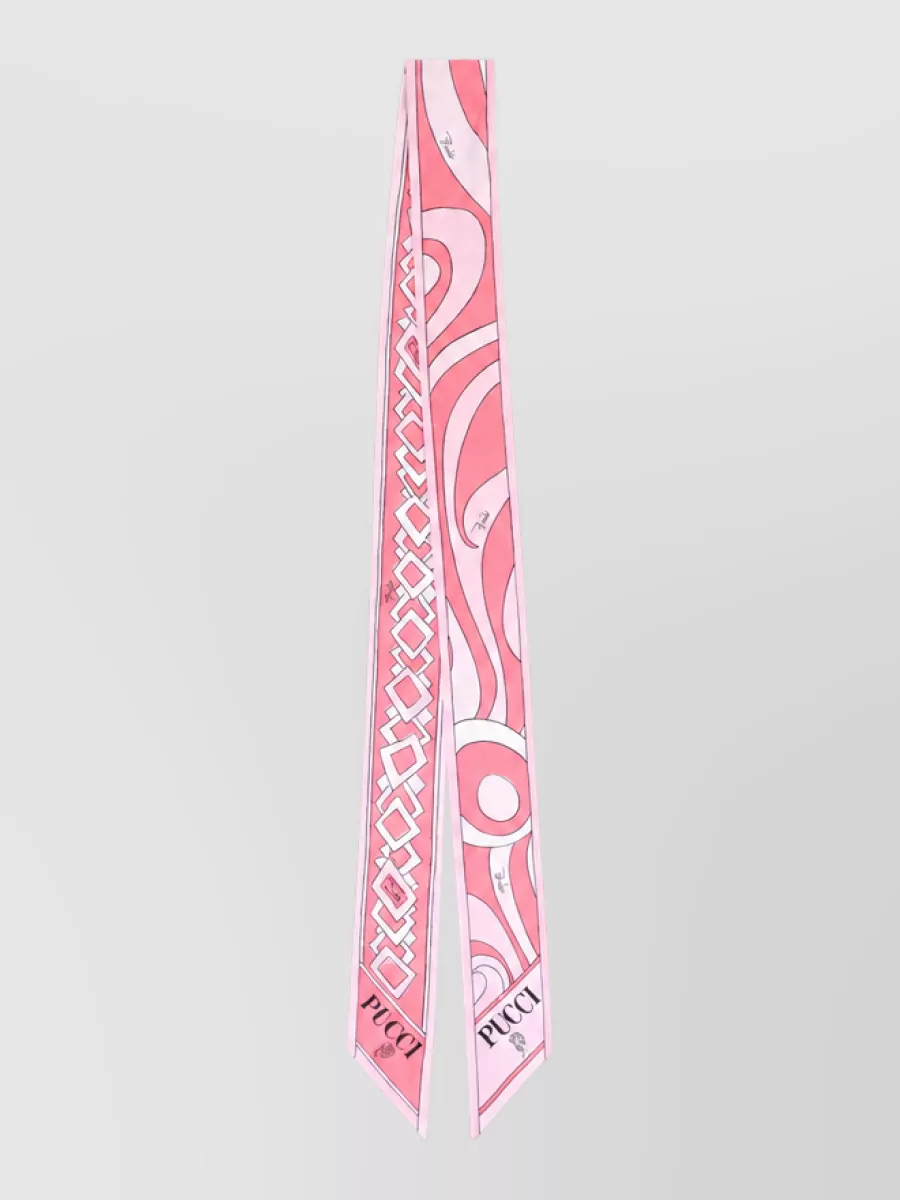 Pucci silk printed bandeau scarf