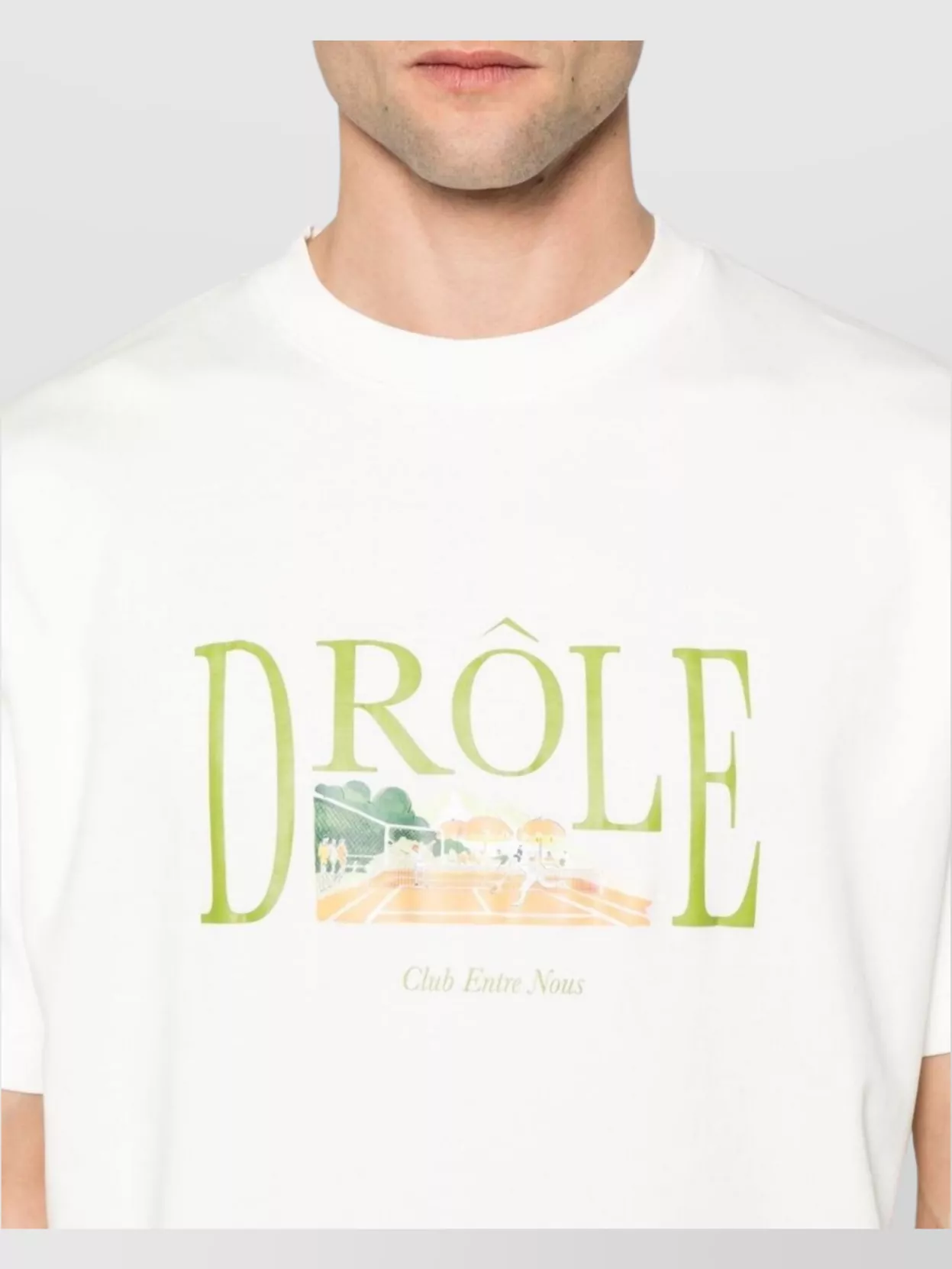 Drôle De Monsieur Logo Crew Neck T-Shirt