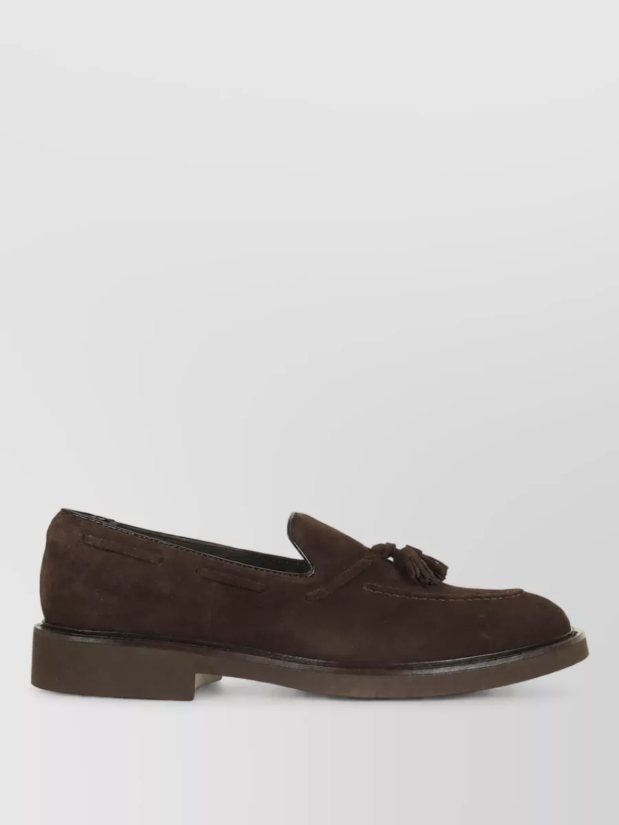 Doucal's Leather Monk Shoes