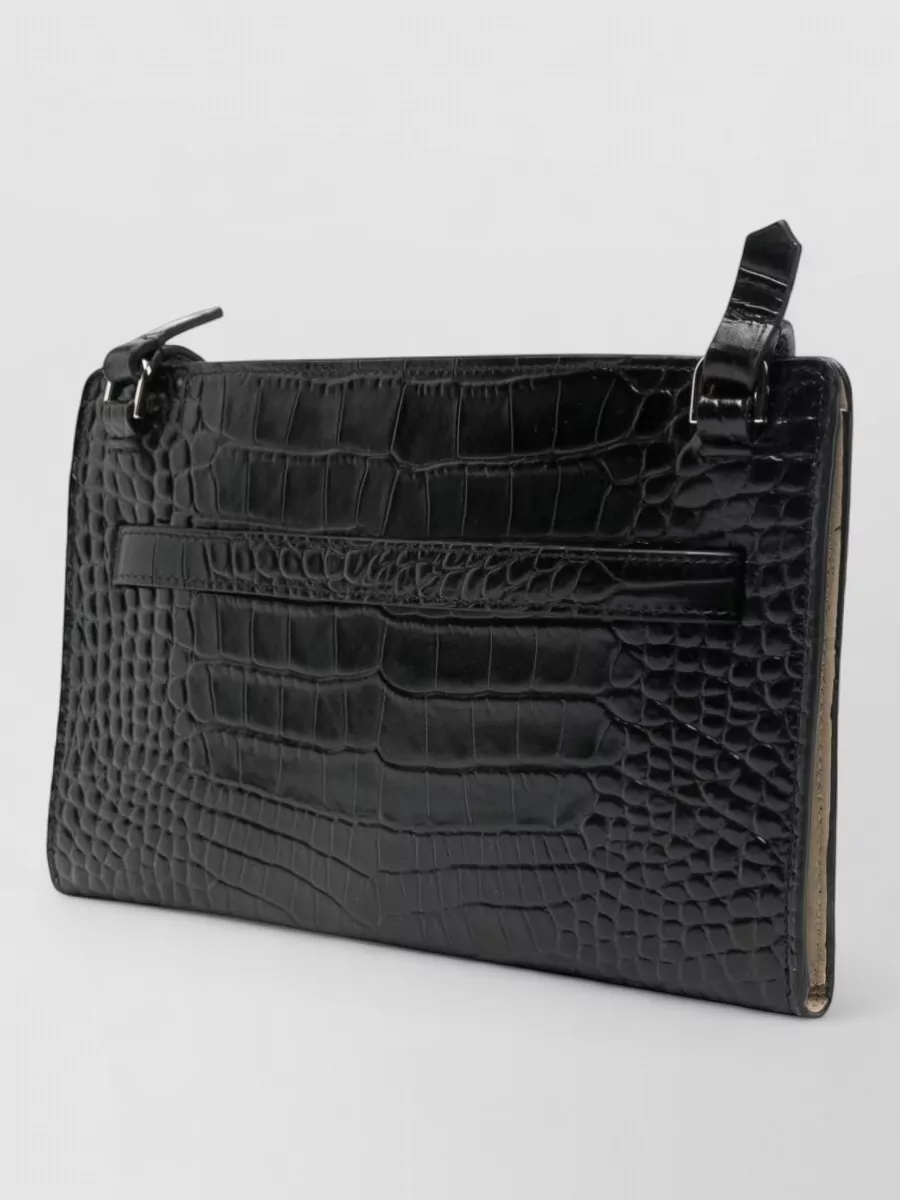 Totême Mini Leather Crossbody Clutch Bag