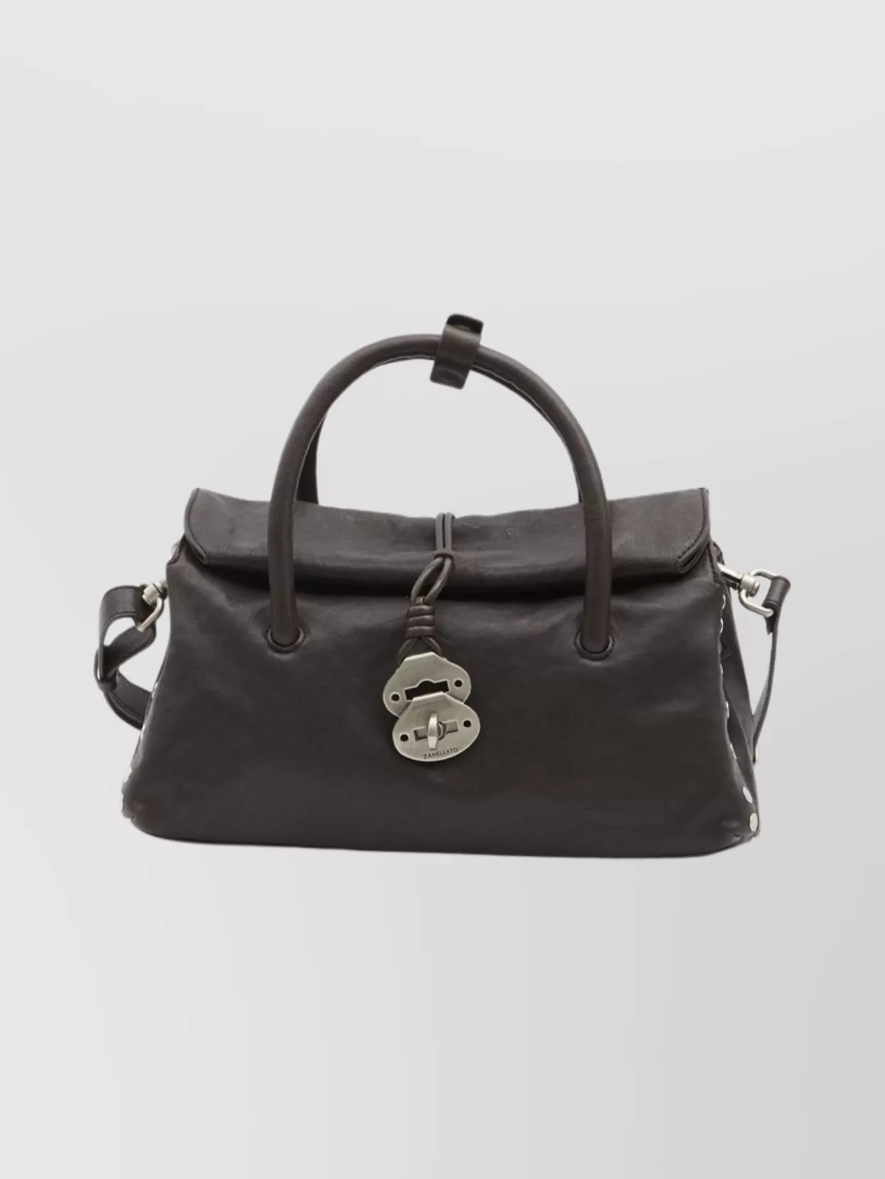 Zanellato Dotta S Tote Bag With Metal Feet
