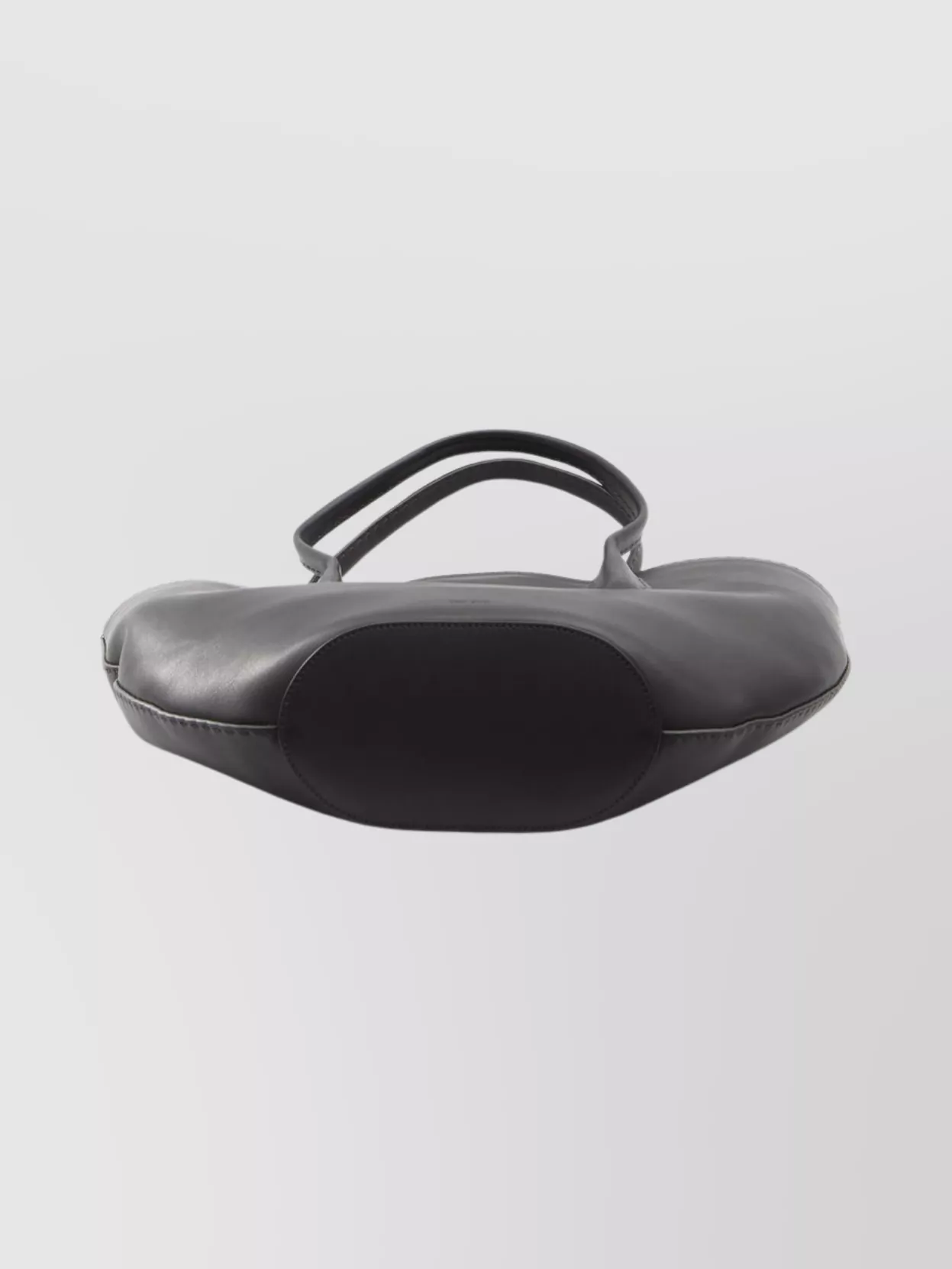 The Row Geometric Leather Tote Bag Handles