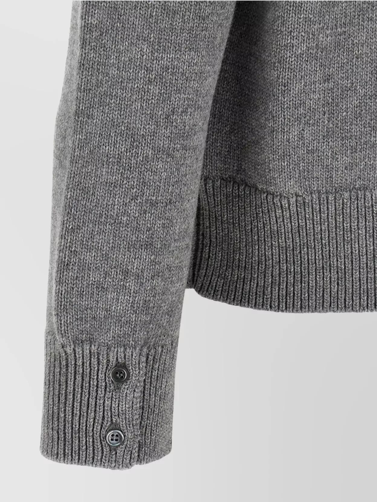 Thom Browne 4bar Half Zip Sweater Sweaters And Cardigans Gray In Multi