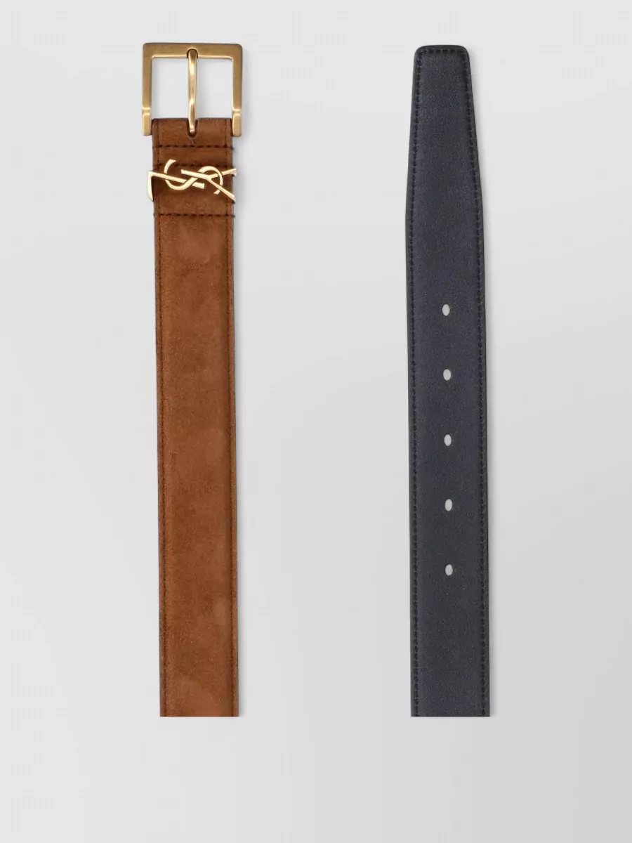 Saint Laurent Suede Belt