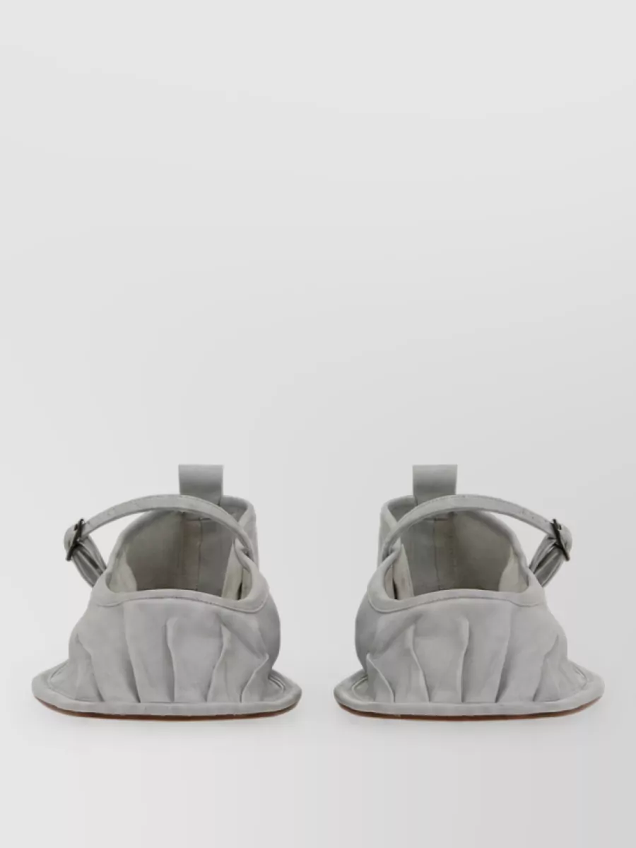 Hereu Leather Mary Jane Ballerina Shoes