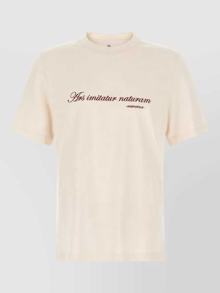 Brunello Cucinelli Cotton embroidered t-shirt