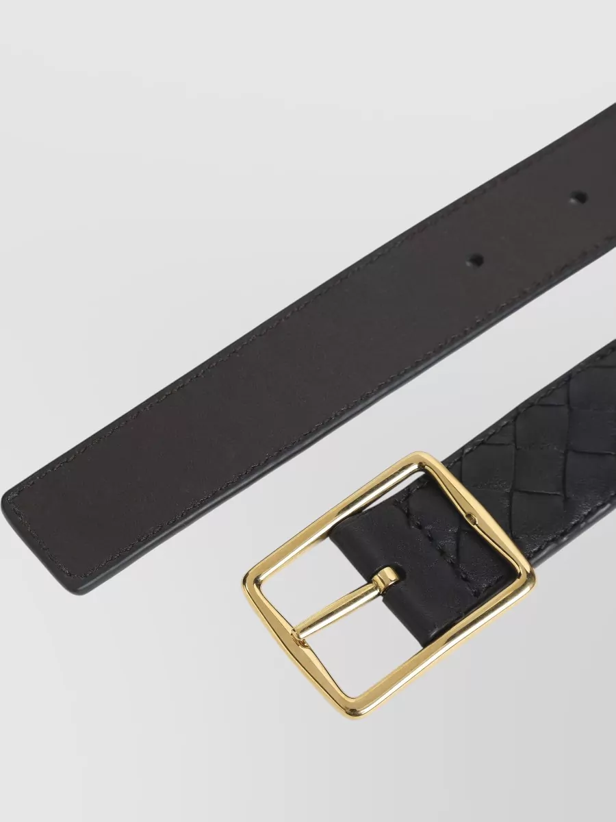 Bottega Veneta Leather Reversible Belt
