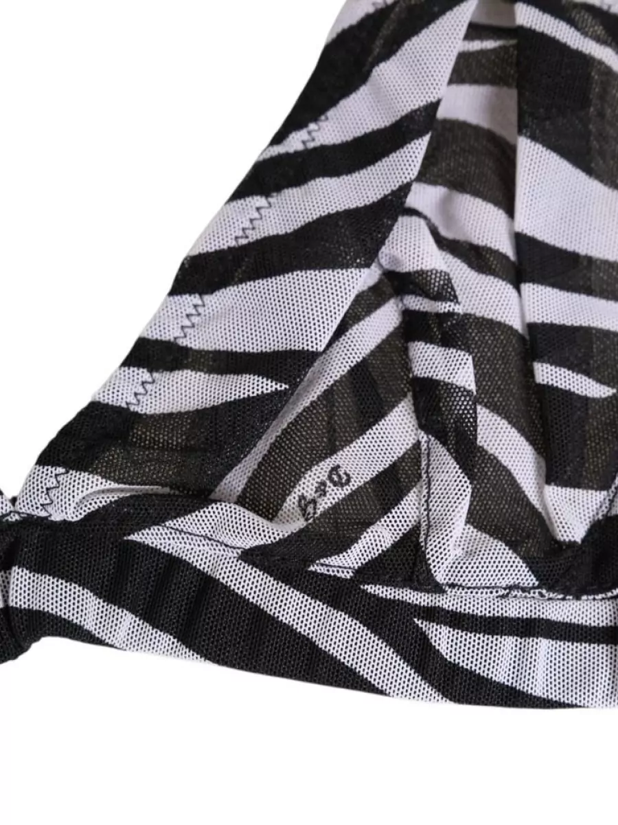 Dolce&Gabbana Silk Zebra Print Bralette