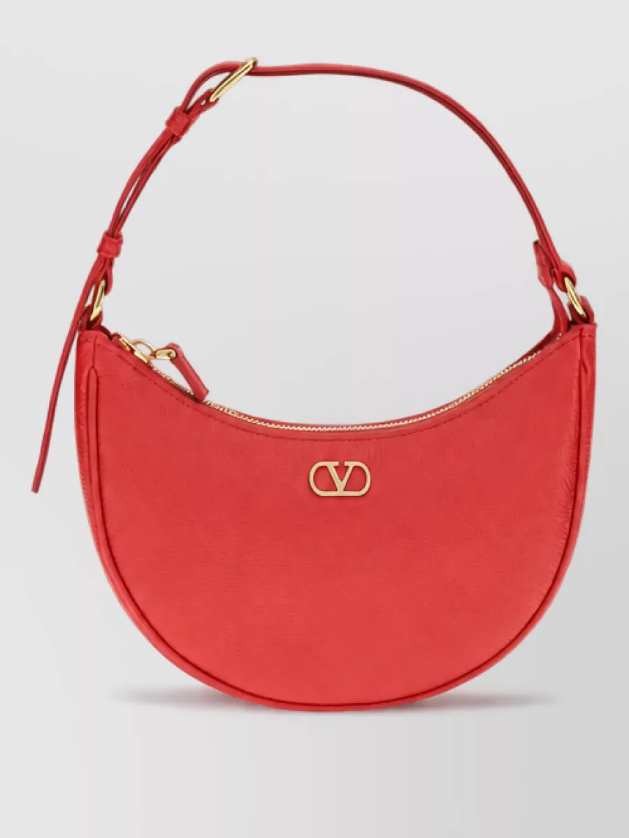 Valentino Garavani vlogo signature mini calf leather clutch bag
