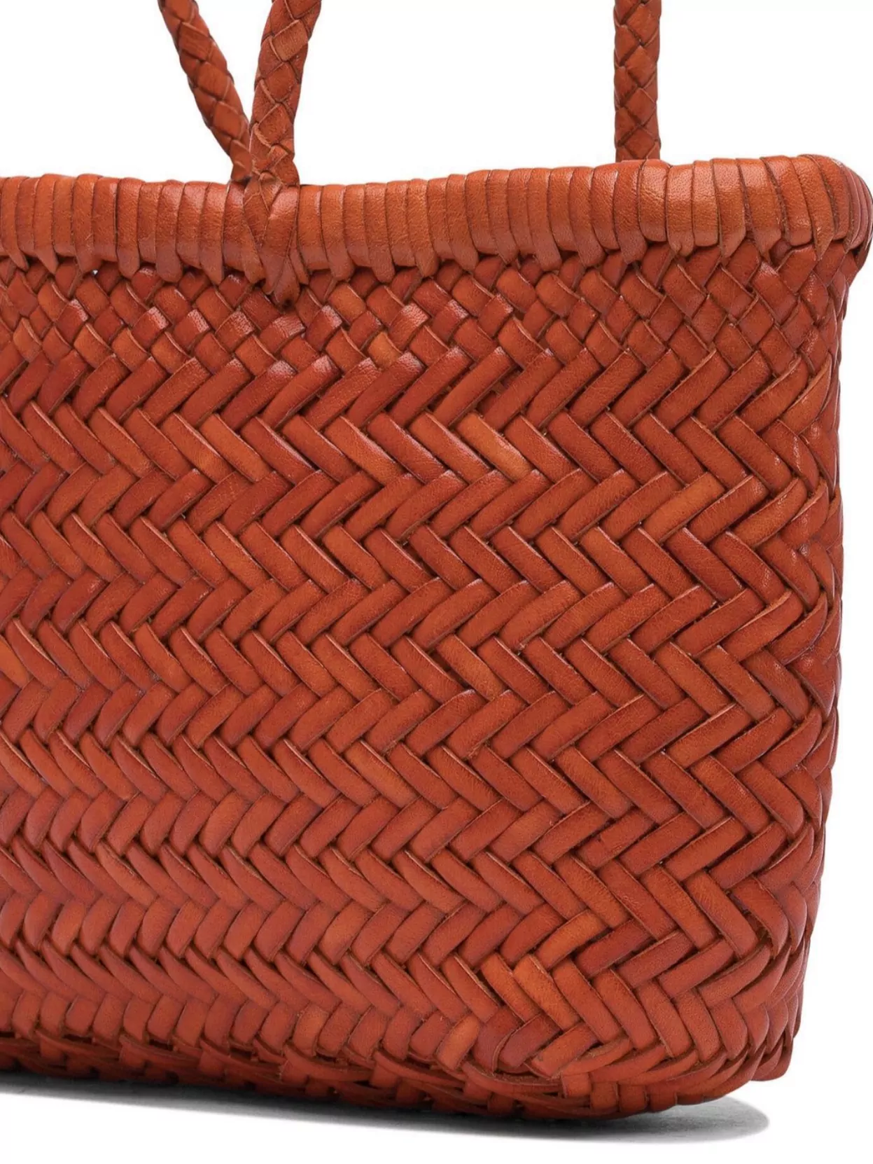 Dragon Diffusion Small Woven Tote Bag With Dual Handles