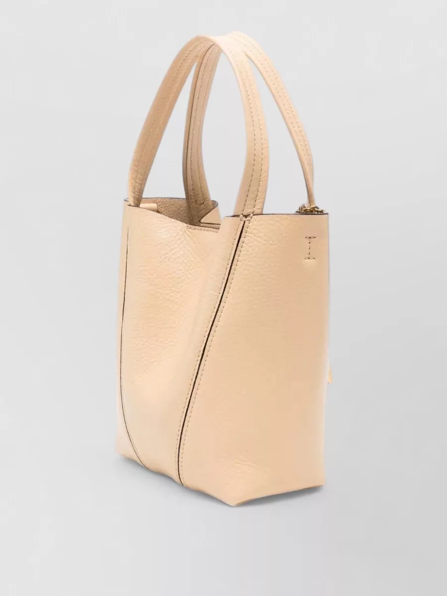 Chloé Chloé Spin Small Leather Bucket Bag