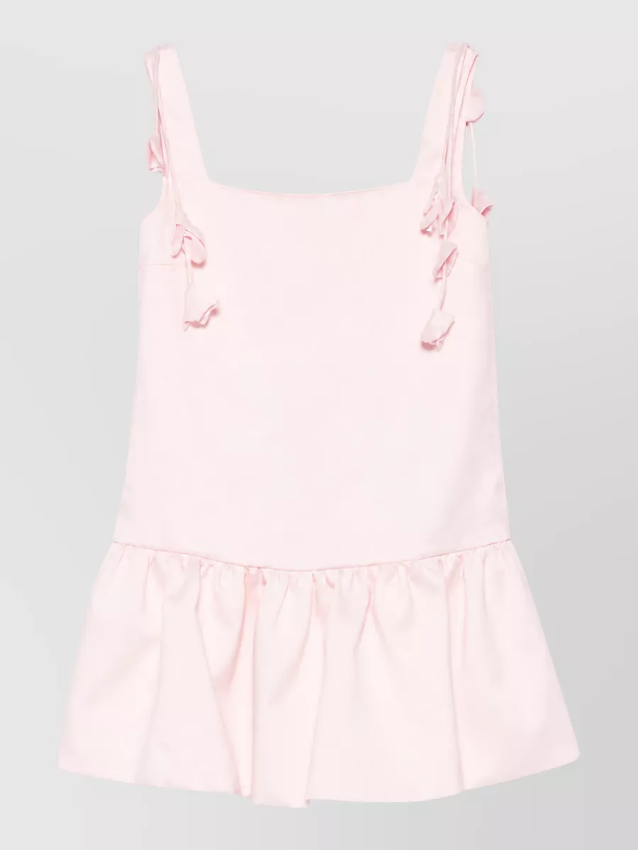 Self-Portrait taffeta mini dress