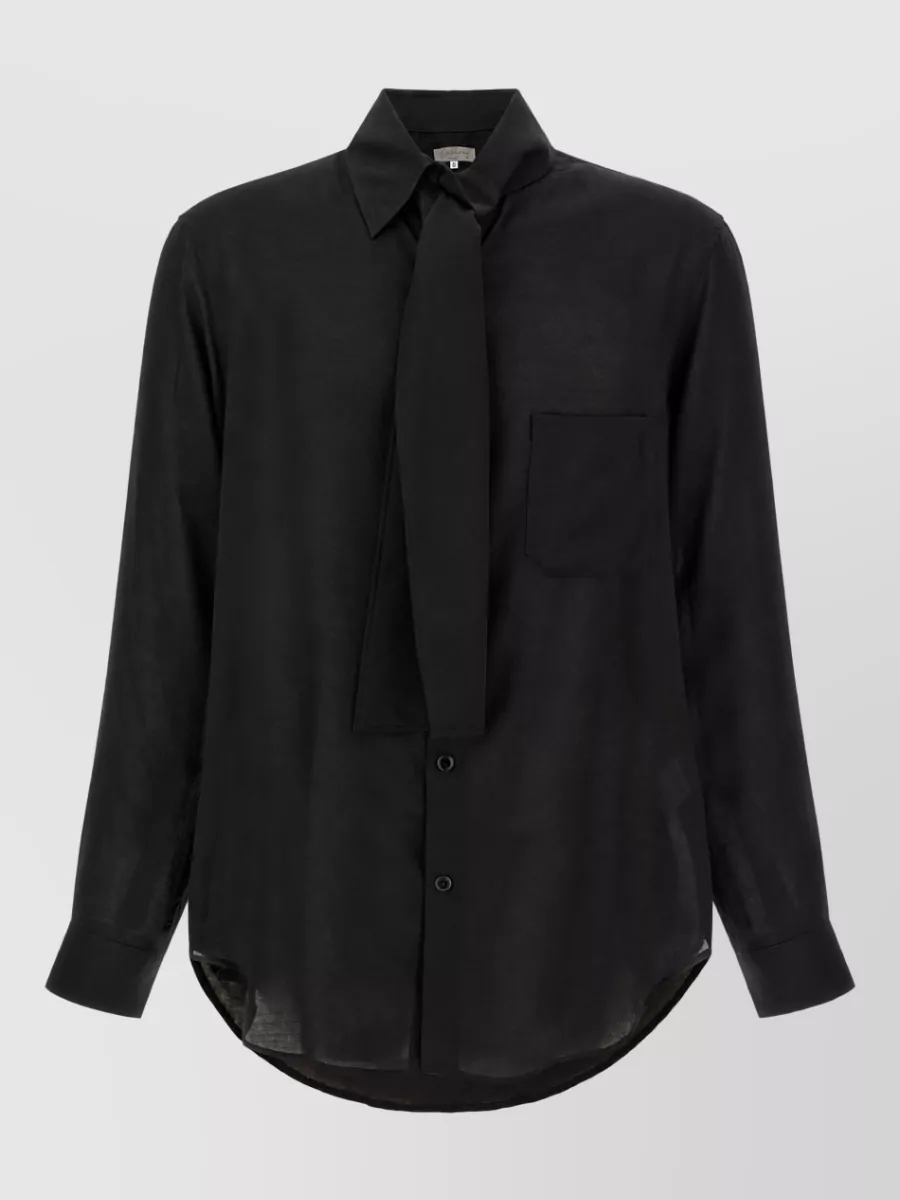 Yohji Yamamoto stole collar shirt